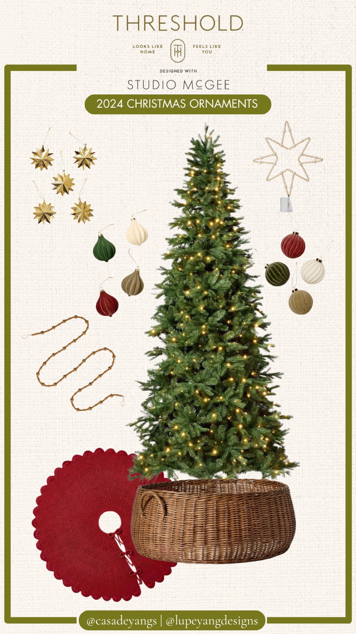 STUDIO MCGEE X THRESHOLD CHRISTMAS 2024 | TARGET STUDIO MCGEE | STUDIO MCGEE CHRISTMAS ORNAMENTS | CHRISTMAS | CHRISTMAS TREE 

#LTKSeasonal #LTKHoliday #LTKHome