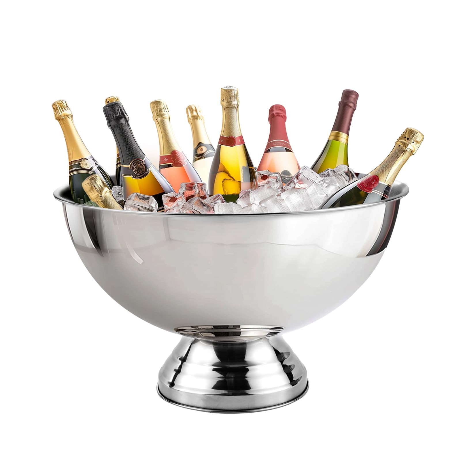12L Premium Large Size Ice Bucket, Stainless Steel Champagne Bucket for Parties with Great Perfor... | Amazon (US)