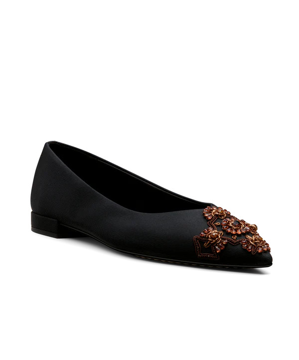 The Goldfinch 15 - Black Jeweled Silk | BIRDIES