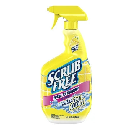 Scrub Free Total Bathroom Cleaner with OxiClean Lemon Scent 32 fl oz | Walmart (US)