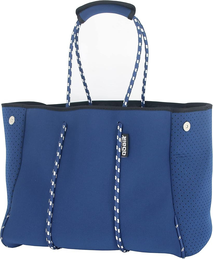 QOGiR Neoprene Multipurpose Beach Bag Tote with Inner Zipper Pocket | Amazon (US)