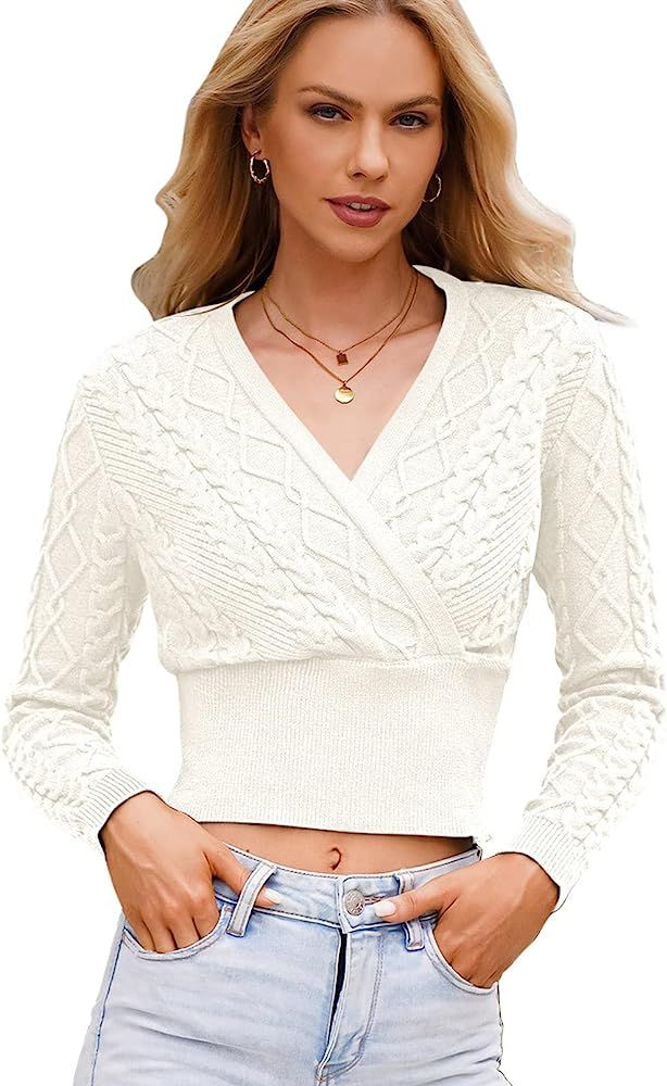 Knit Top.  Sweater.  Amazon Top.  Amazon Sweater.  White Knit Top | Amazon (US)