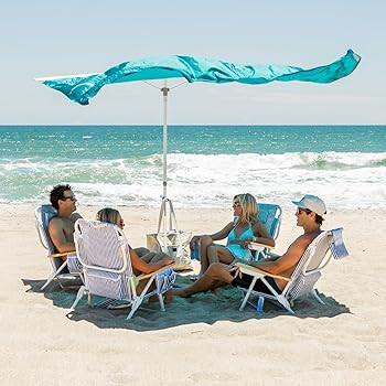 Solbello Shade - The Ultimate Wind-Driven Beach Umbrella, Effortless to Set Up, Lightweight, Won'... | Amazon (US)