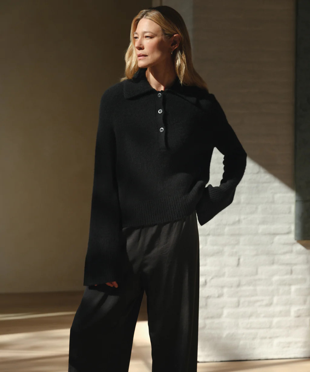 Cashmere Stevie Polo | Jenni Kayne