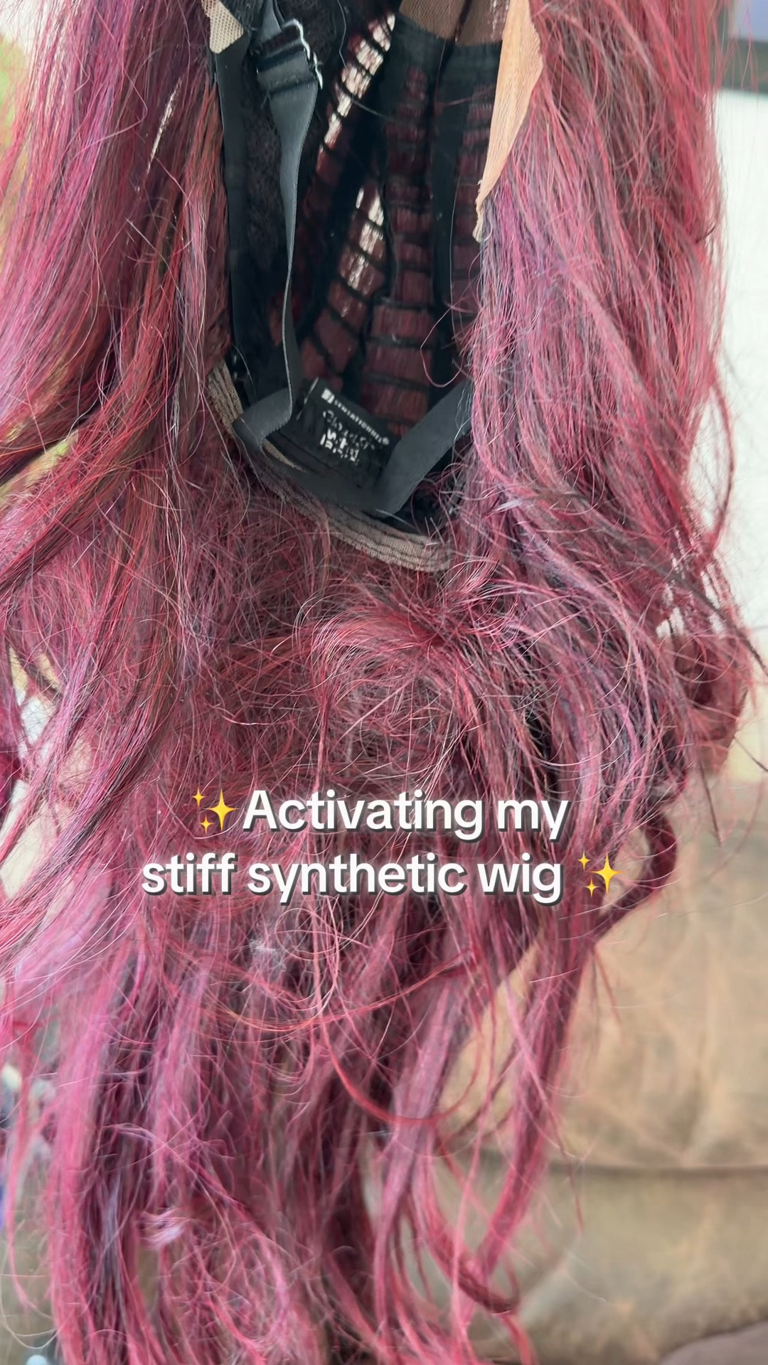 ✨Activating my stiff synthetic wig✨ with @HairCareAwesome Wig Shampoo and Conditioner.

It started out stiff, but shampoo + conditioning spray made all the difference.

Don’t throw it away — wash it. 😎

#syntheticwigcare #wigrevival #wigwash #drywigfix #wigrestoration 

#LTKBeauty