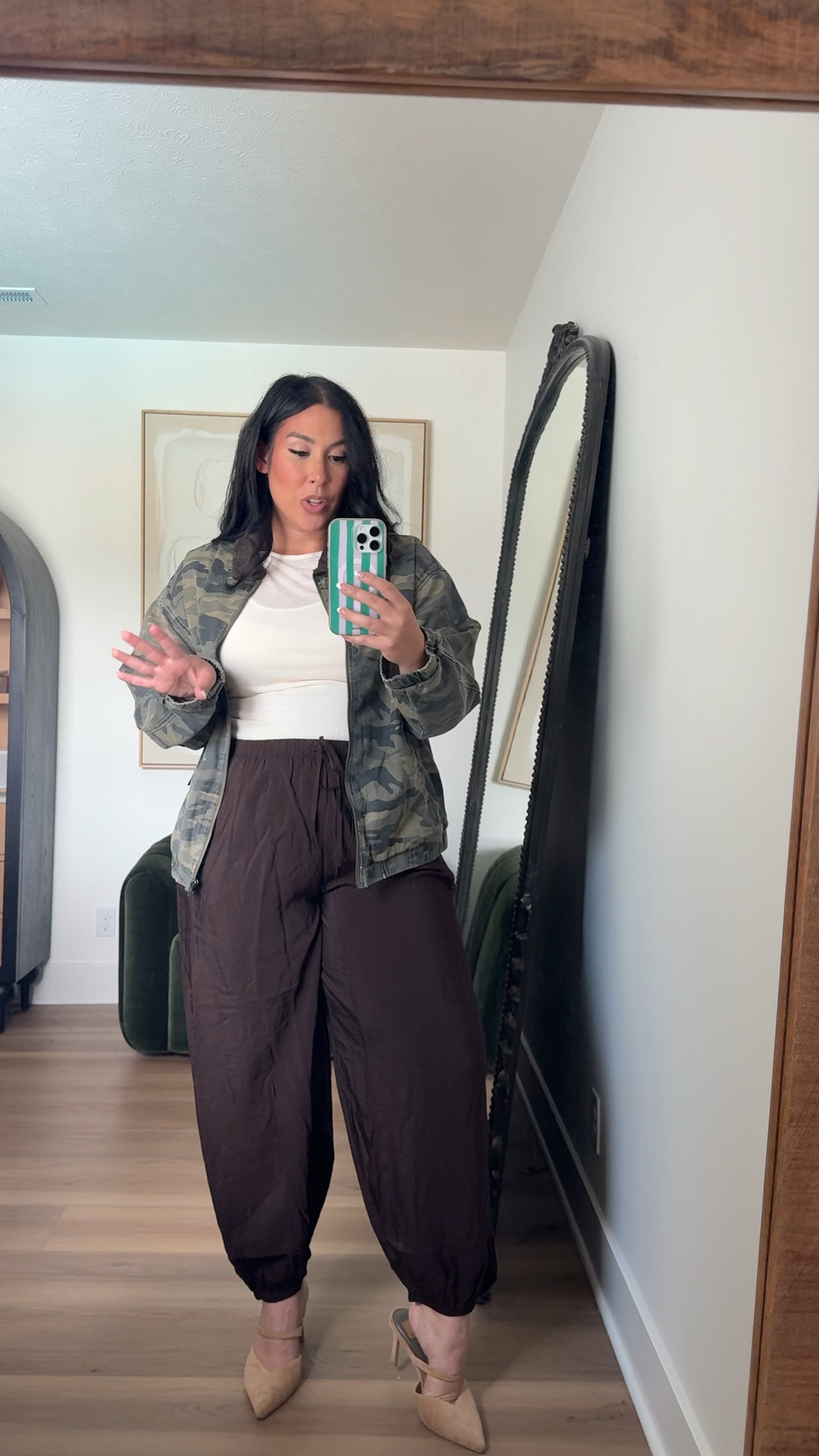Loving the balloon pants... these feel so elevated & are super affordable! Wearing an XL! midsize, fall fashion, fall style, walmart skirt, plaid skirt, trending fall, affordable fashion, walmart fashion 

 #LTKSeasonal #LTKMidsize