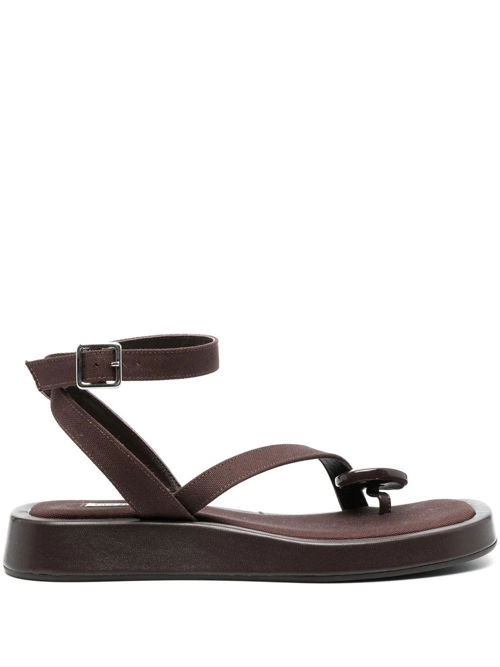 GIABORGHINI open-toe Leather Sandals - Farfetch | Farfetch Global