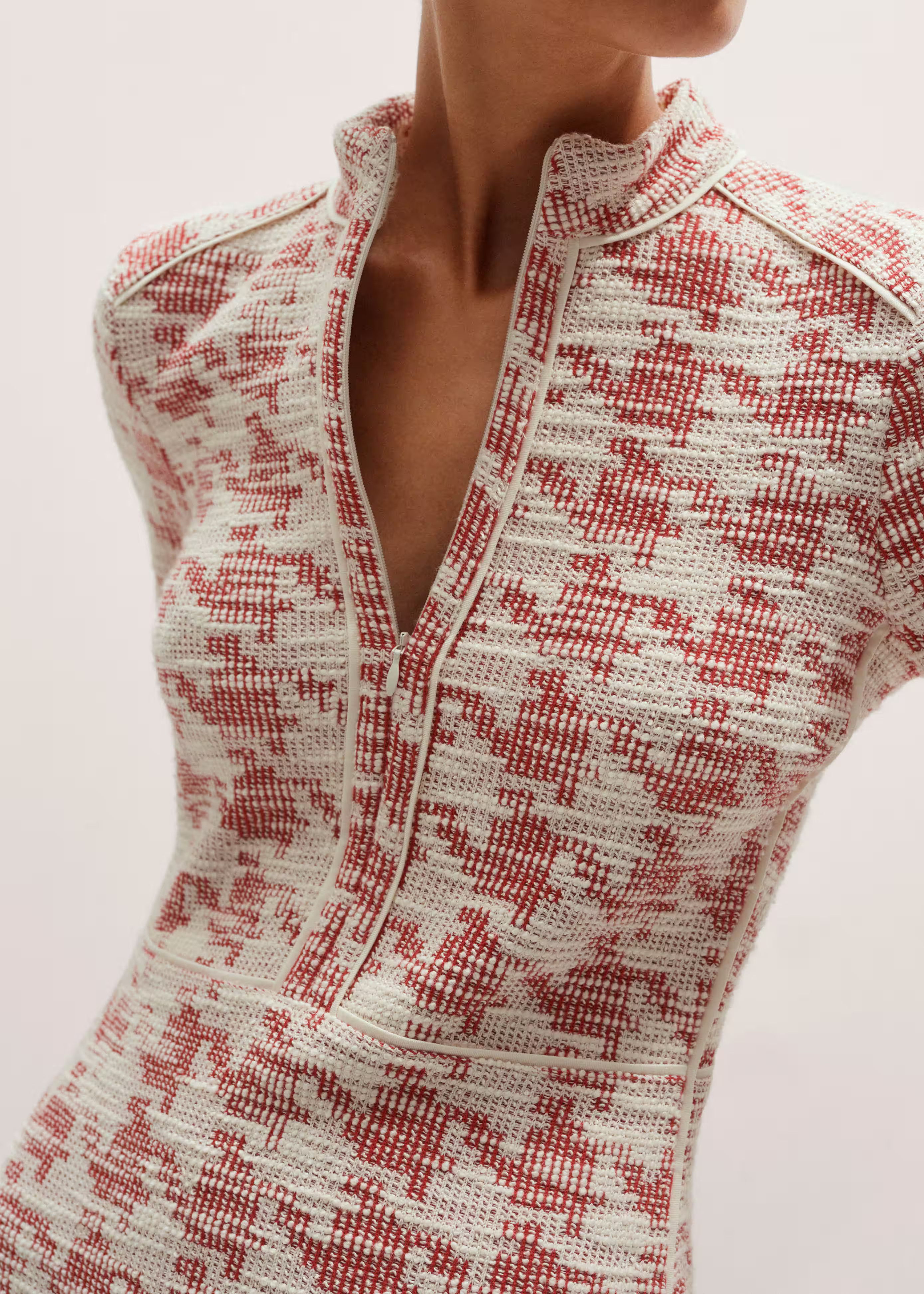 Travel Midi Dress Tweed Jersey | ME+EM US