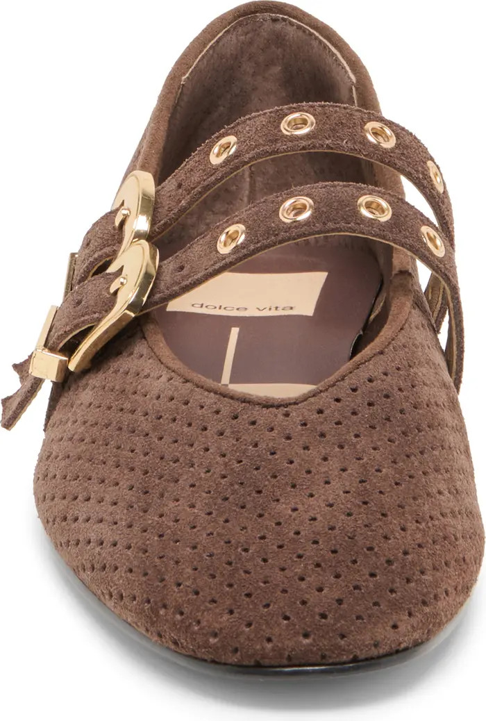 Baylee Grommet Mary Jane Flat (Women) | Nordstrom