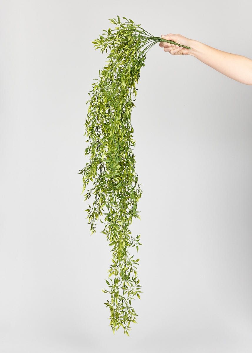 Natural Touch Hanging Ruscus Leaves | Faux Branches at Afloral.com | Afloral