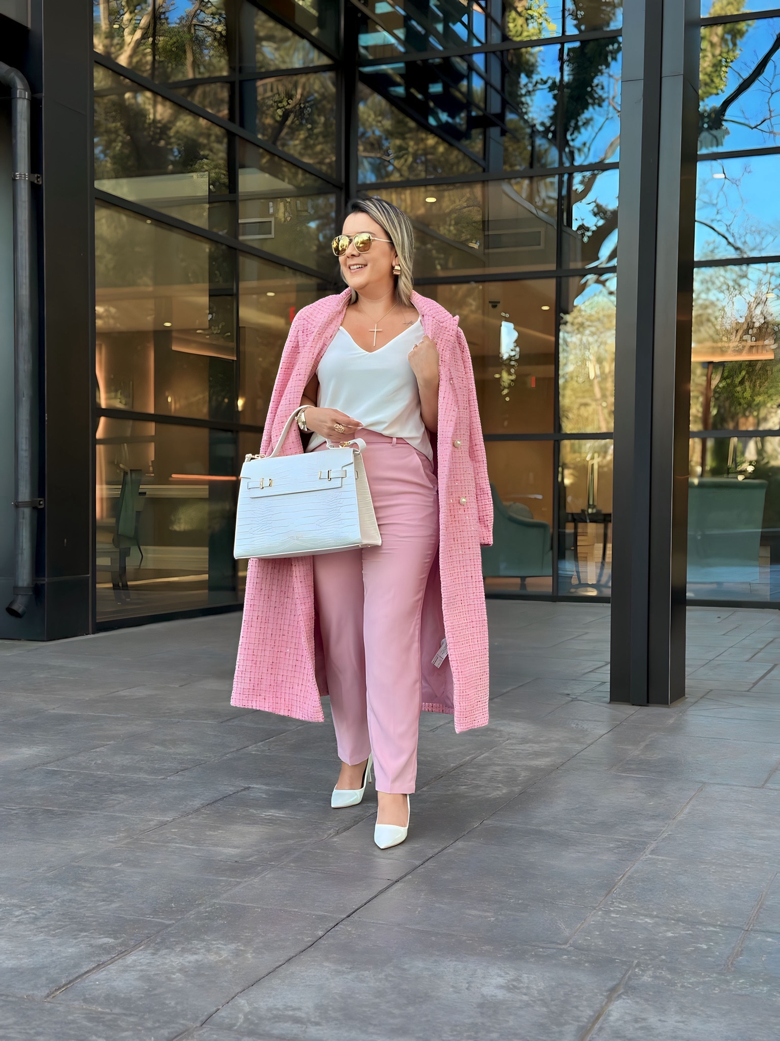 Pink coat Motf 

#LTKHoliday #LTKfindsunder50 #LTKSeasonal