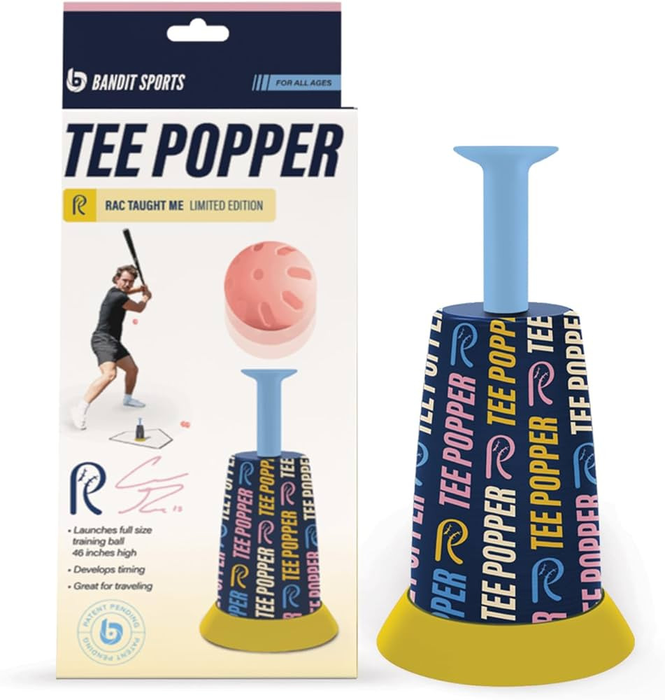 Bandit Sports Coach RAC Tee Popper, Durable Nylon Strength for Long-Lasting Hitting, Batting Tee,... | Amazon (US)