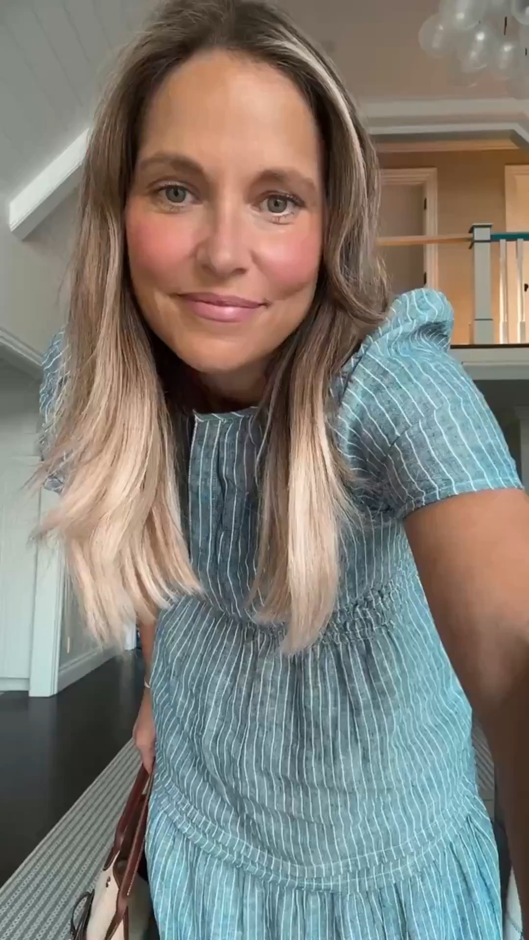 This Quince striped dress makes me feel confident and shows my body at its best. So figure flattering on so many body types!! Sometimes all it takes is the right outfit to remind you how great you are. Pair it with sandals or sneakers! Plus mix and match metals when you start adding on your accessories! s

#LTKdayinmylife #LTKOver40 #LTKMidsize