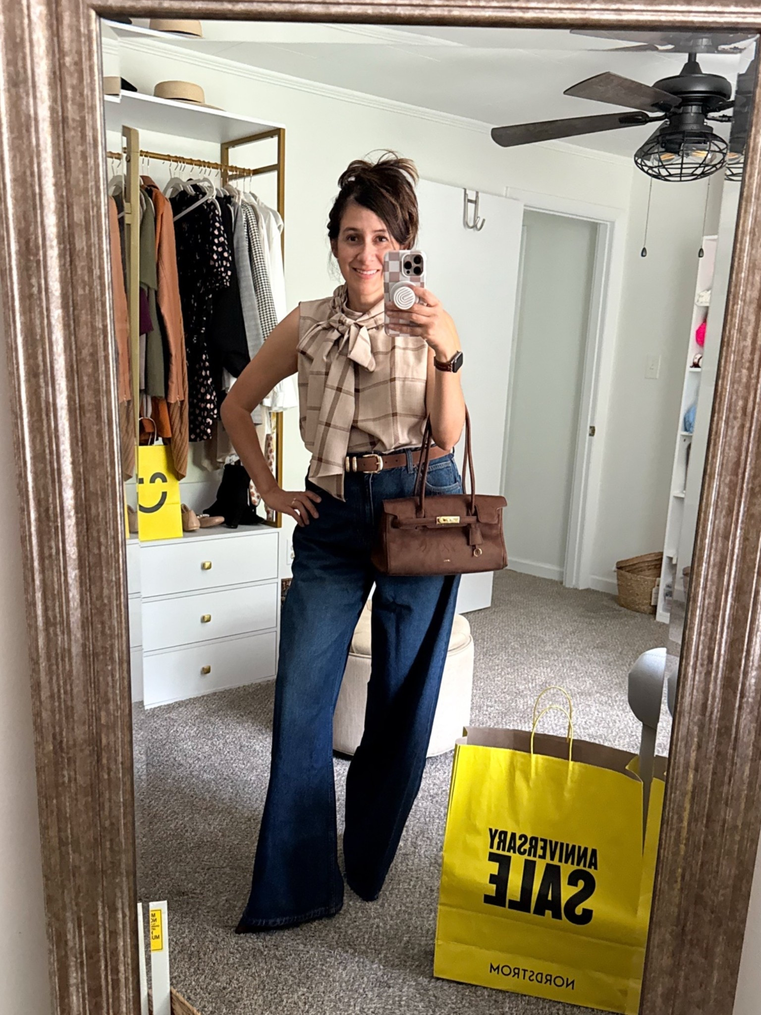 Sending you all my favorite from the Nordstrom Anniversary Sale!! 

This outfit is one of my favorite polished looks for fall. A timeless bow blouse paired with dark wash wide-leg jeans creates the perfect balance of feminine and sophisticated. Add a structured brown handbag and you’re ready for the office, brunch, or date night.

If you’re building a fall capsule wardrobe, these are the investment pieces you’ll reach for season after season.

Save for your NSALE shopping day!

#LTKSaleAlert #LTKOver40 #LTKSeasonal