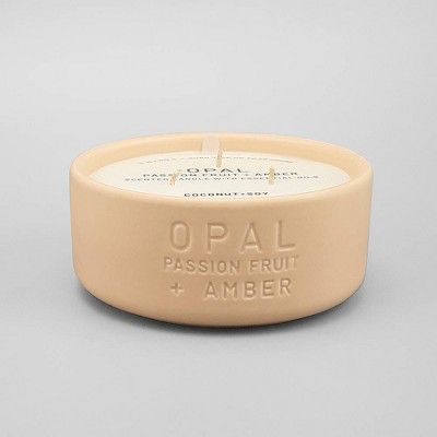 11oz Ceramic Jar 3-Wick Candle Opal - Passion Fruit & Amber - Project 62™ | Target