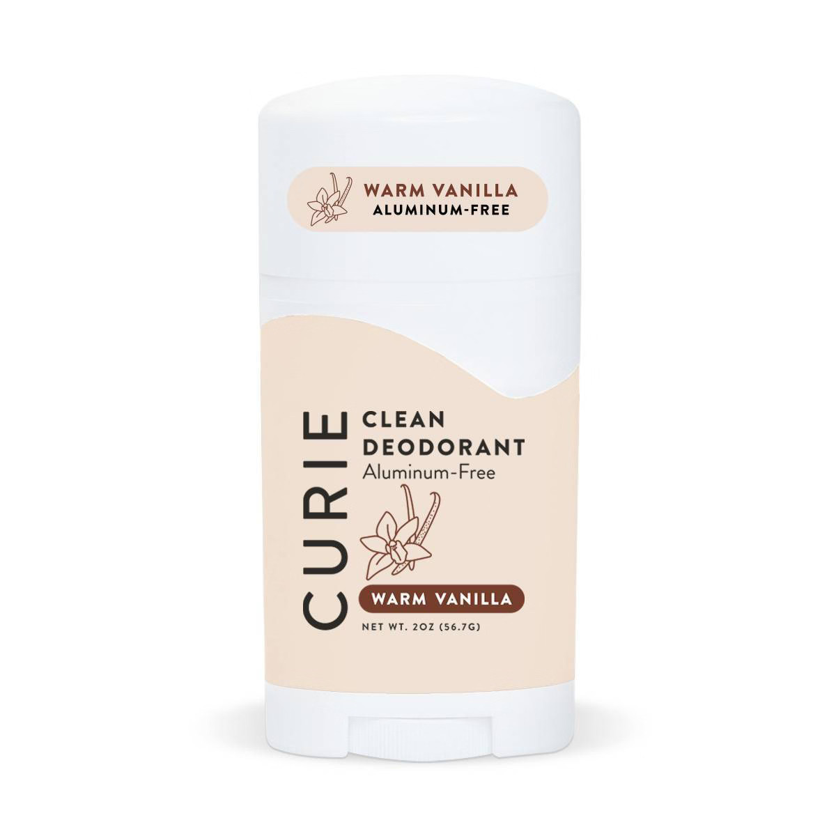 Curie Solid Deodorant Stick Warm Vanilla - Aluminum-Free 2oz | Target