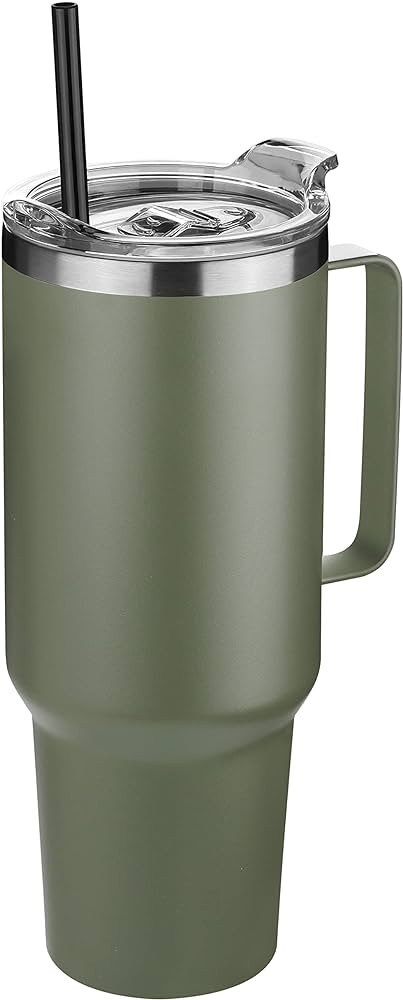 HASLE OUTFITTERS 40 oz Stainless Steel Tumbler with Handle, Vacuum Insulated Tumblers Bulk, Reusa... | Amazon (US)