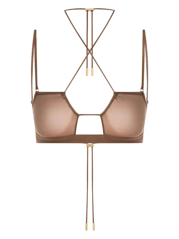 cross-back bralette | Farfetch Global