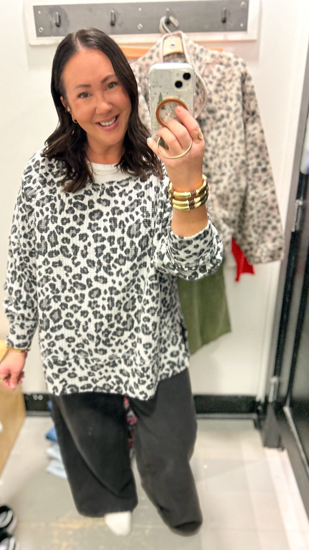 It’s 30-40% off at American Eagle! Wearing a large in this waffle knit sweatshirt. This is very oversized. I could easily go with a medium or even a small in this one! XL @gap tee. Size large @target jeans. @nike sneakers run true to size. @americaneagle

#LTKPlusSize #LTKSaleAlert #LTKOver40