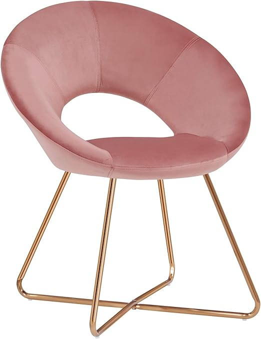 Duhome Modern Accent Velvet Chairs Dining Chairs Single Sofa Comfy Upholstered Arm Chair Living R... | Amazon (US)