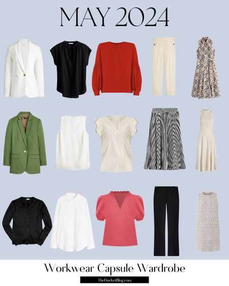 The May 5 x 3 Workwear Capsule 

Womens business professional workwear and business casual workwear and office outfits midsize outfit midsize style 

#LTKstyletip #LTKSeasonal #LTKworkwear