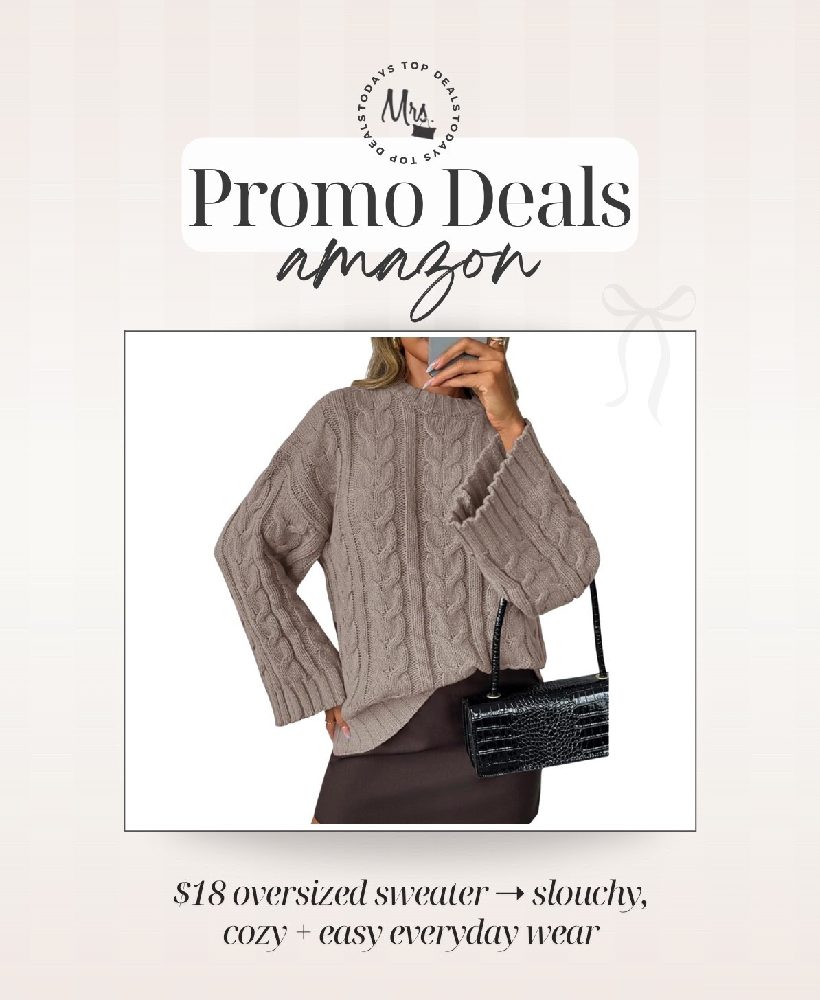 $18 oversized sweater ➝ slouchy, cozy + easy everyday wear

#LTKSaleAlert #LTKSeasonal #LTKOver40