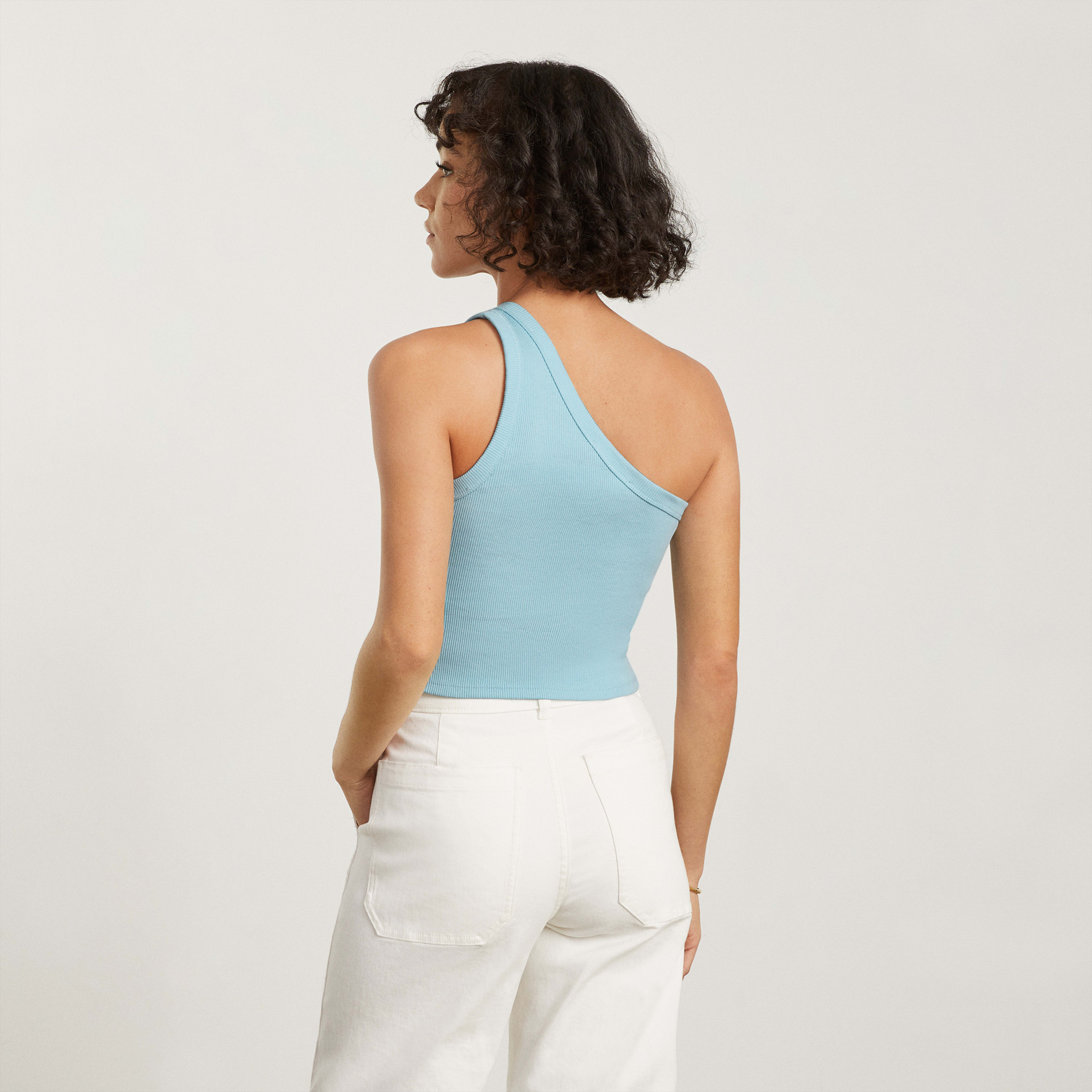 The Ribbed One-Shoulder Tank | Everlane