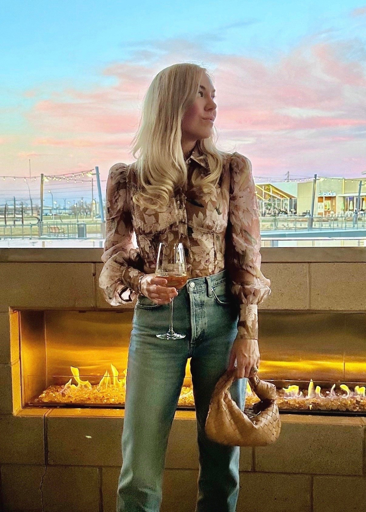 The prettiest floral top
Agolde jeans 
Jeans 

#LTKdayinmylife #LTKSeasonal