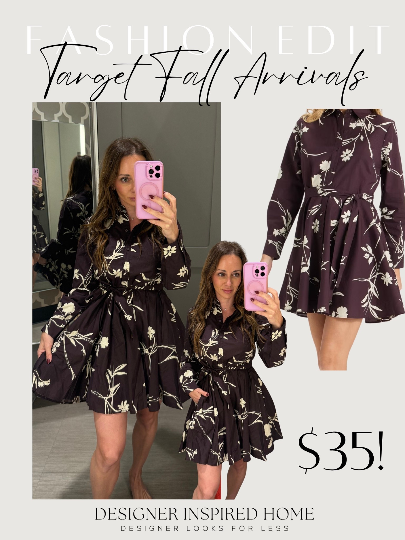 Gorgeous burgandy dress with pockets under $40!

#LTKPetite #LTKStyleTip #LTKFindsUnder50