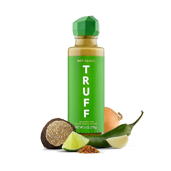 TRUFF Jalapeño Lime Hot Sauce, Gourmet Hot Sauce with Black Winter Truffles, Green Jalapeño Pep... | Amazon (US)