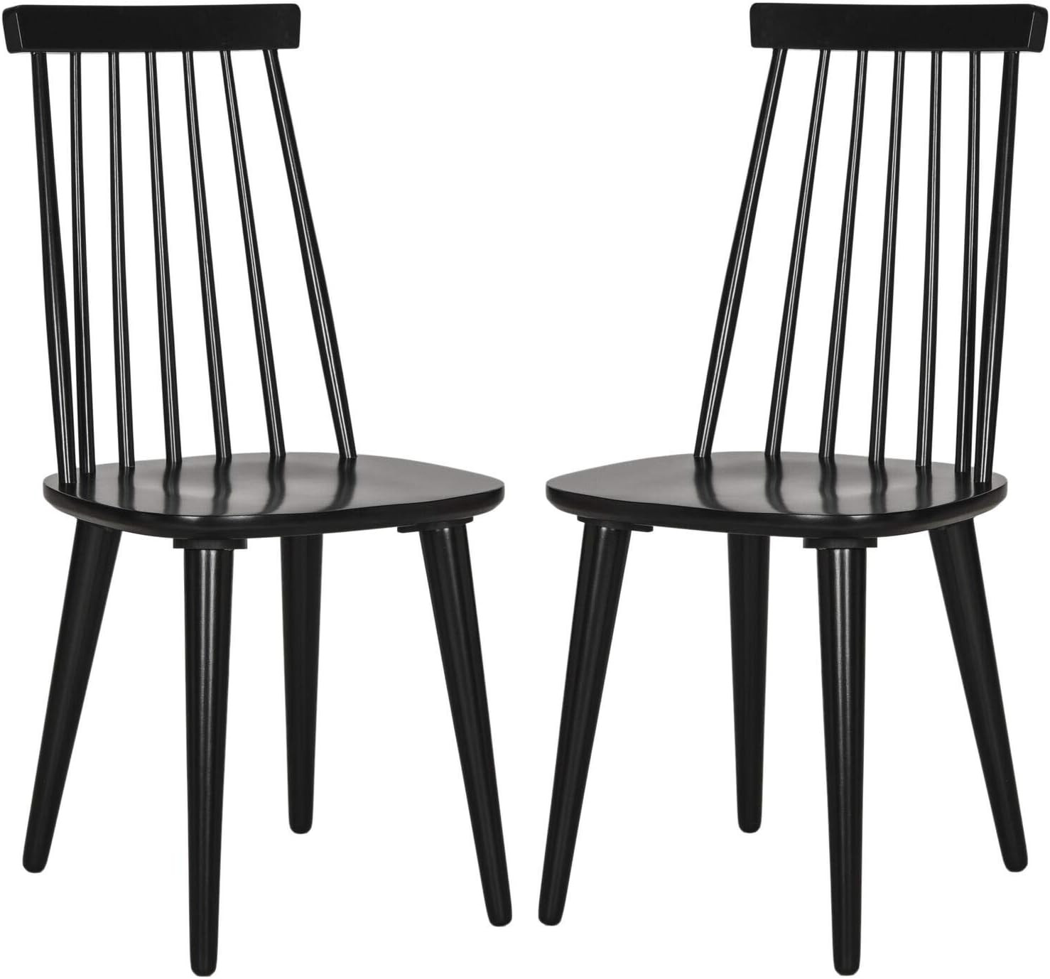 Safavieh American Homes Collection Burris Country Farmhouse Black Spindle Side Chair (Set of 2) | Amazon (CA)