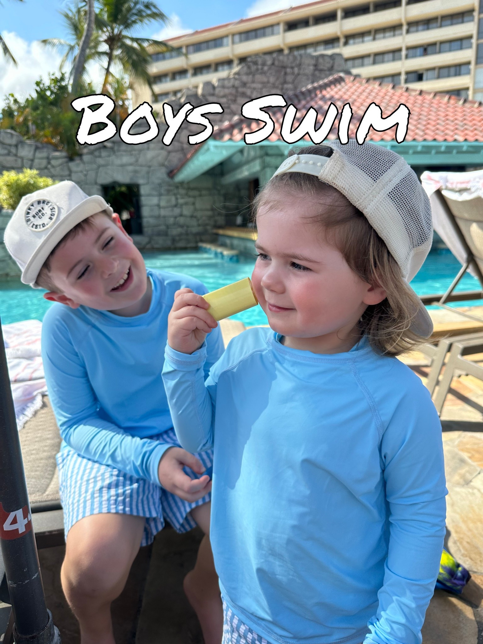 Obsessed with matching boys swim! The rashguards are so inexpensive and hold up well ☀️

#boysswim #kidsswim #kidsspringoutfits #boysoutfitinspo

#LTKKids #LTKFamily