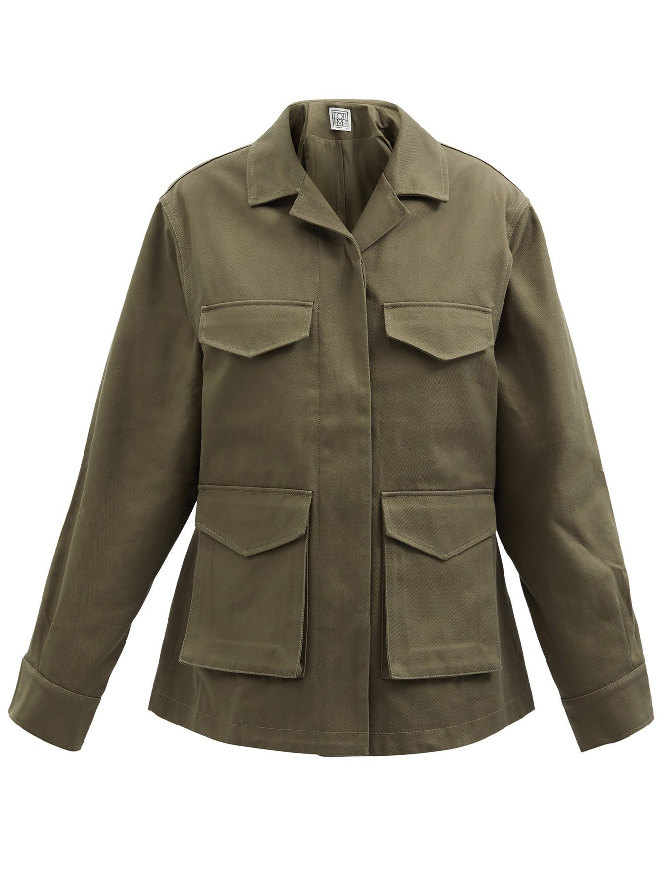 Cargo-pocket cotton-canvas jacket | Toteme | Matches (UK)