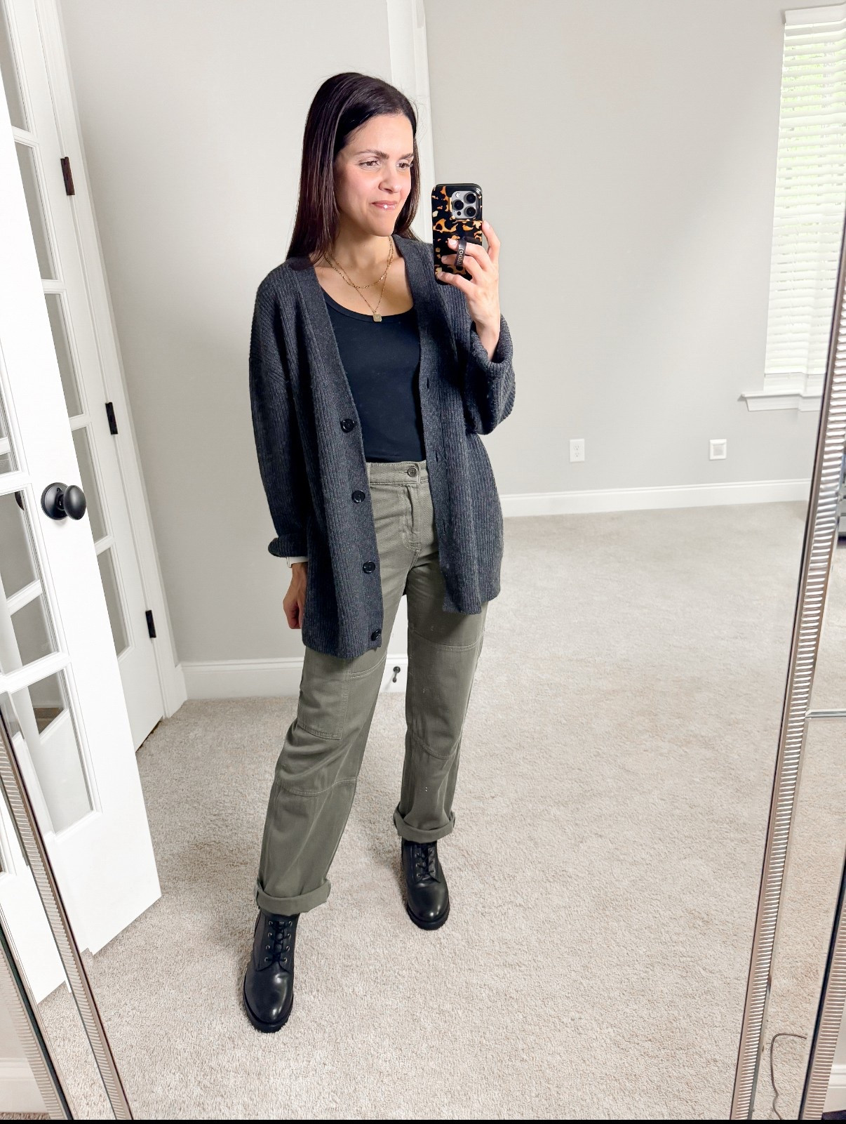 Style deck prompt — what I wore

tank: Target, s
cardigan: Quince, xs 
cargo pants: old, linked similar
boots: Sézane, tts 

#LTKStyleTip