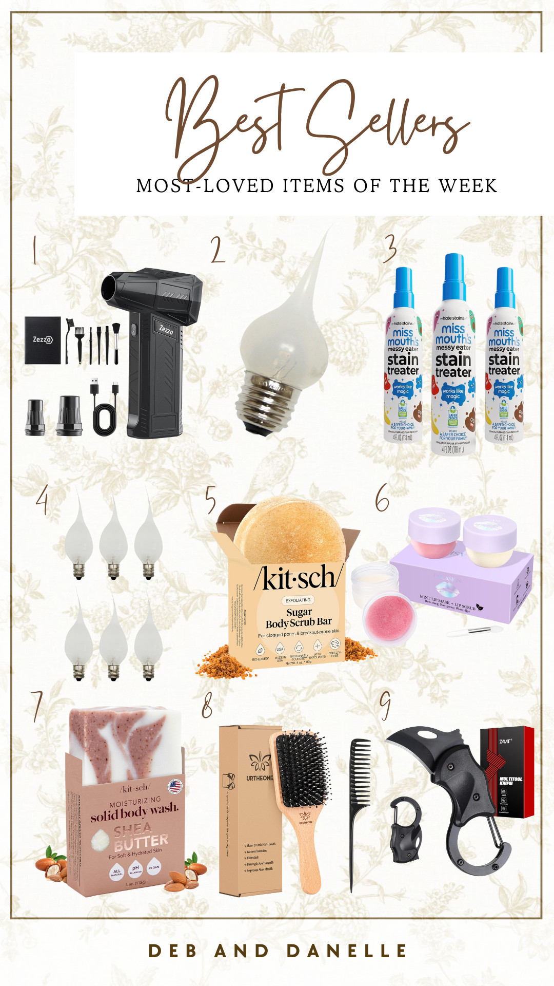 These are our most-loved items of the week, including a powerful air duster, stylish light bulbs, and more! Perfect for keeping your home clean and bright. 

 #LTKGiftGuide #LTKselfcare #LTKSaleAlert