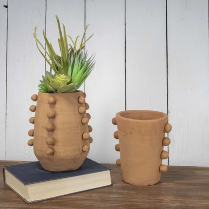 Click for more info about World Menagerie Arkay Terracotta Pot Planter | Wayfair