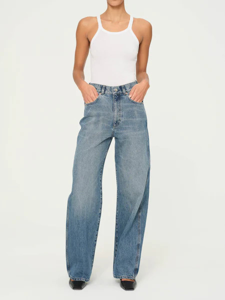 Taylor Relaxed Barrel Ultra High Rise 31" Jeans | Endless Sea | DL 1961 Women