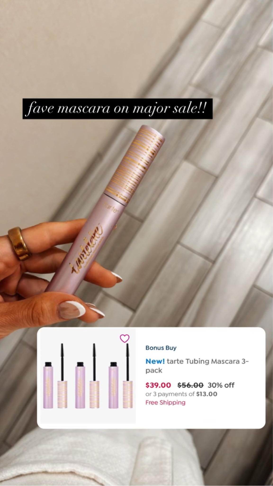 ah such a good deal on my favorite mascara! a 3 pack for only $39🤯 @hsn @tartecosmetics #hsninfluencer #ad #lovehsn

#LTKBeauty