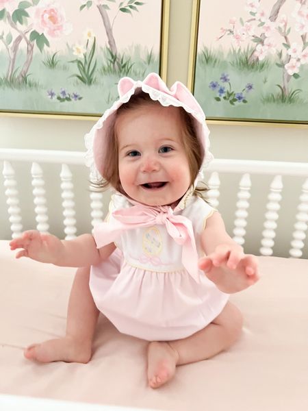 Easter style baby girl, toddler boy scalloped Easter egg bubble kids children toddler child preppy grandmillennial heirloom quality 

#LTKfamily #LTKkids #LTKbaby