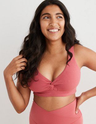Aerie Chill Twist Front Bralette | American Eagle Outfitters (US & CA)