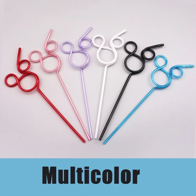 2/5/10pcs Disney Mickey Mouse Multicolor Drinking Straws Birthday Party Decoration Tableware Reus... | AliExpress (US)