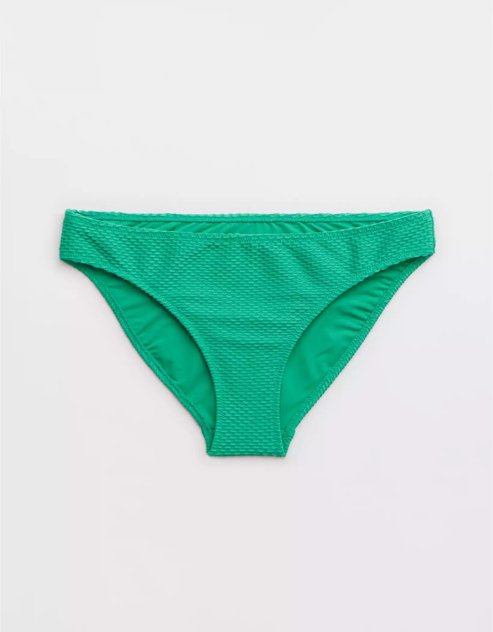 Aerie Jacquard Full Coverage Bikini Bottom | Aerie