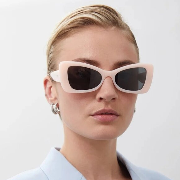 NEW Celine CL40236I 72A CELINE 3 DOTS Rose Pink Grey Women Butterfly Sunglasses | Poshmark