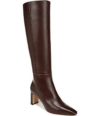 Sam Edelman Sylvia Leather Tall Dress Boots - 7 | Dillard's