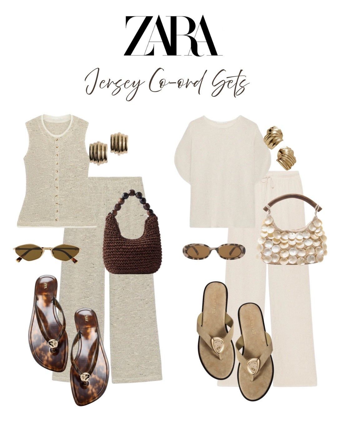 ZARA Jersey Co-ord Sets - Comfy spring/summer staples for everyday and comfy enough for travelling 

#coord #set @zara

#LTKspring #LTKsummer #LTKplussize