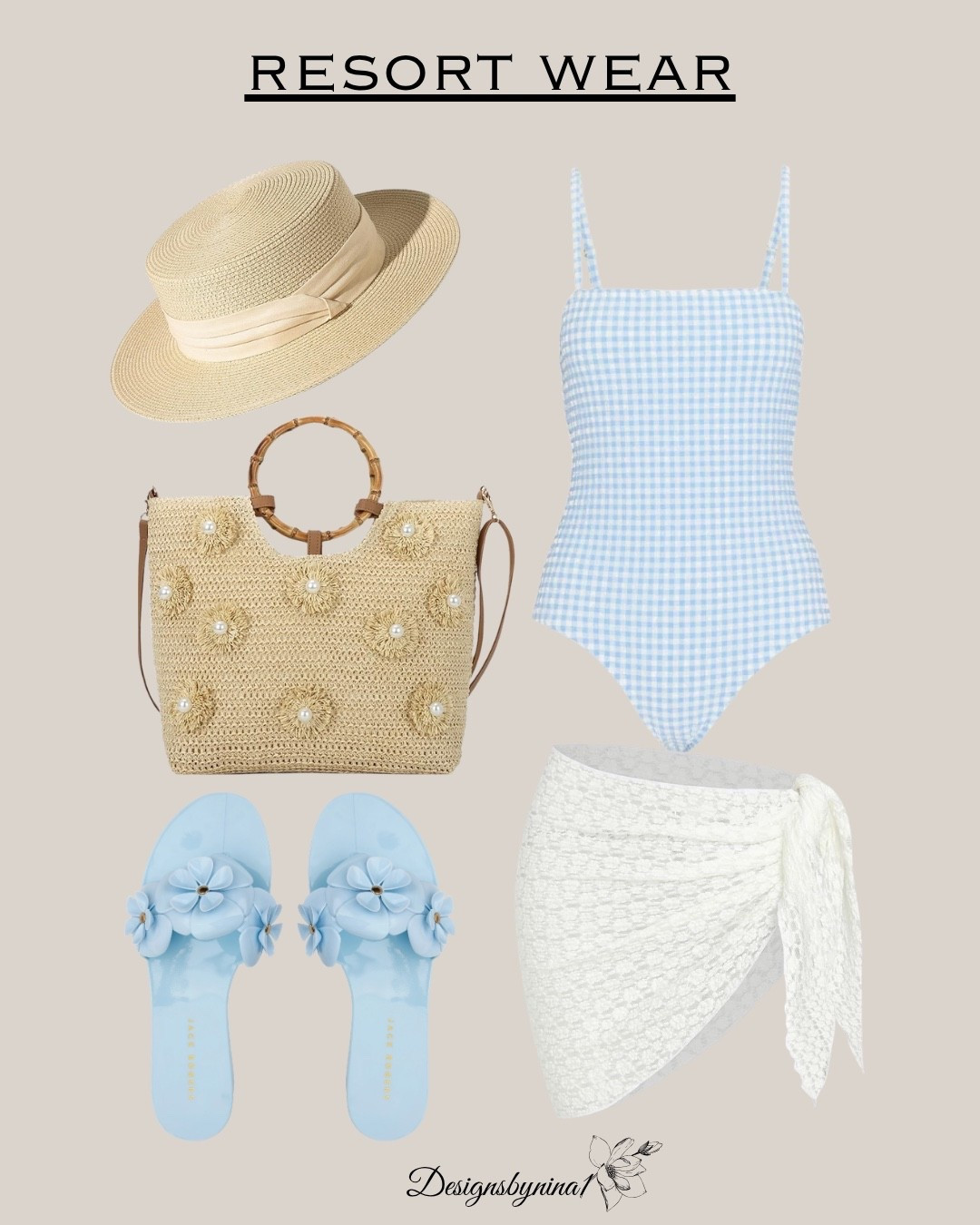 Budget-friendly resort wear finds! Beach vacation essentials🏝️🩵🤍

Resort Wear 2026 | Swimwear | Swimsuit & Cover Up | Beach Bag | Sunhat | Jelly Sandal | Poolside Essentials  #LTKPetite #LTKMidSize

#LTKSwim #LTKOver40 #LTKSeasonal