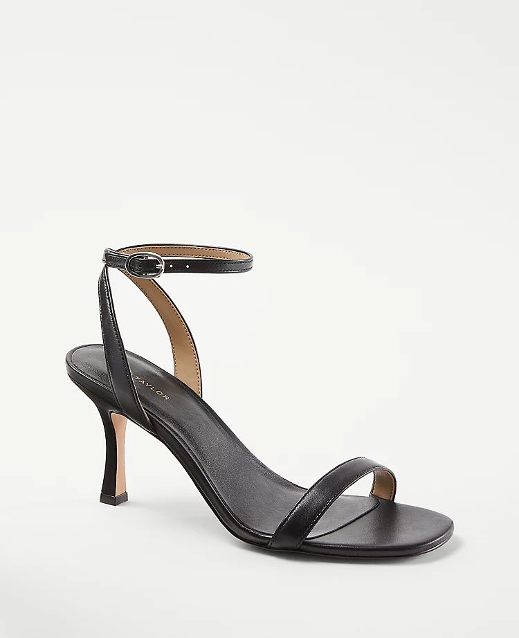 Leather Stiletto Sandals | Ann Taylor (US)
