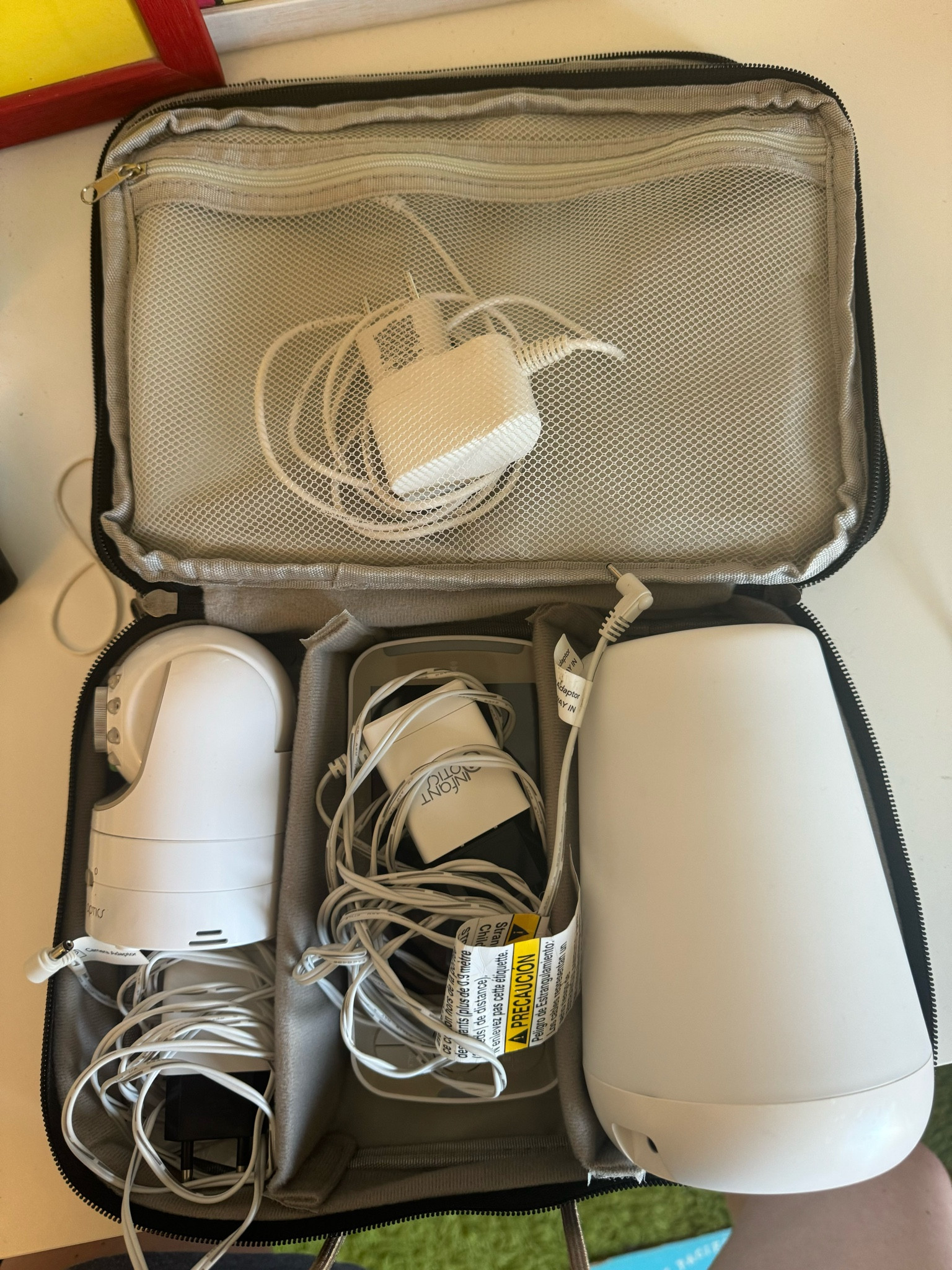 The elections set up! 🔌

When traveling with babies we always keep their cords and devices together. This includes chargers, monitors, sound machines, extension cords. 

#LTKtravel #LTKbaby #LTKfamily