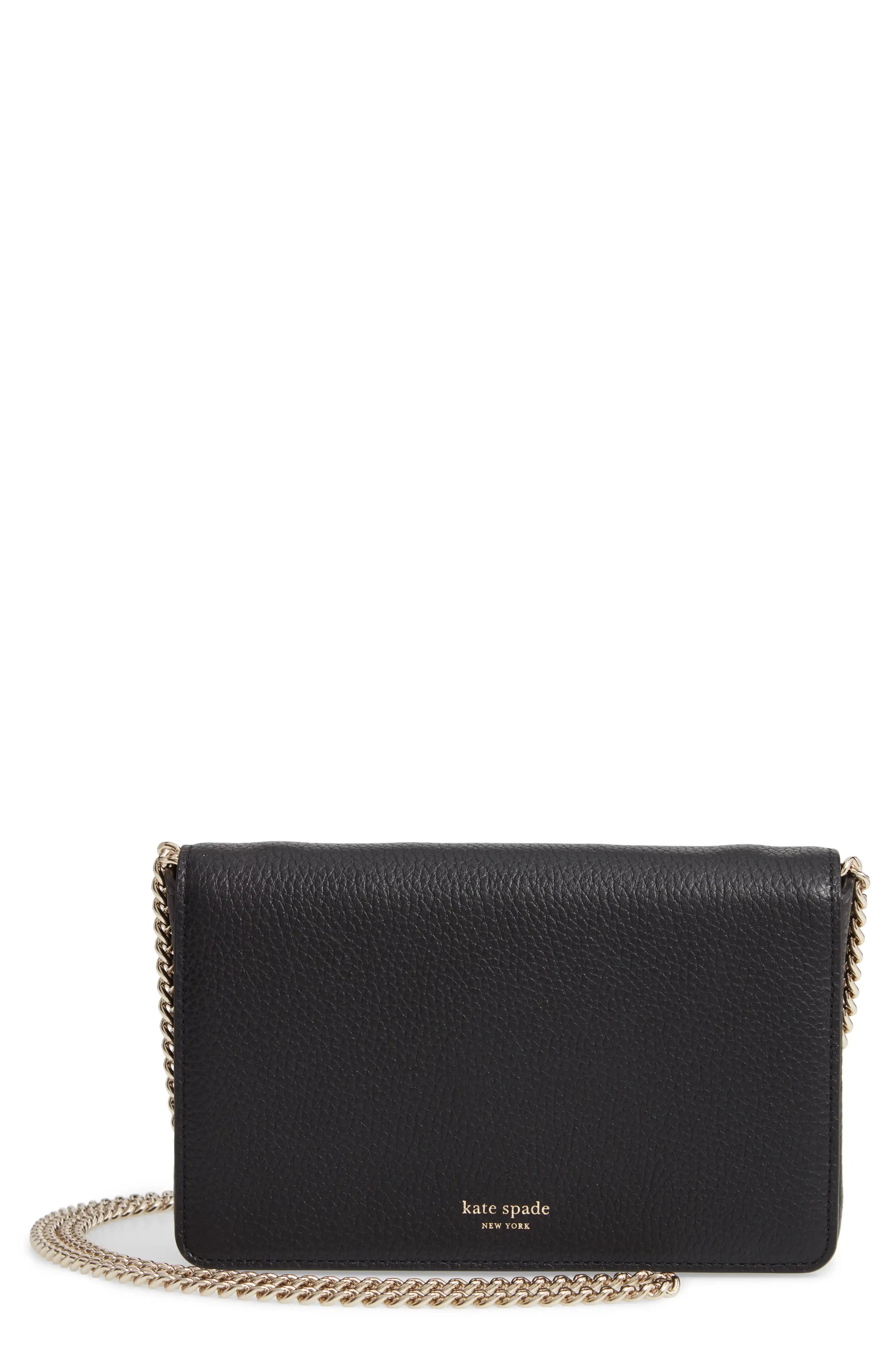 shirley leather chain wallet crossbody bag | Nordstrom