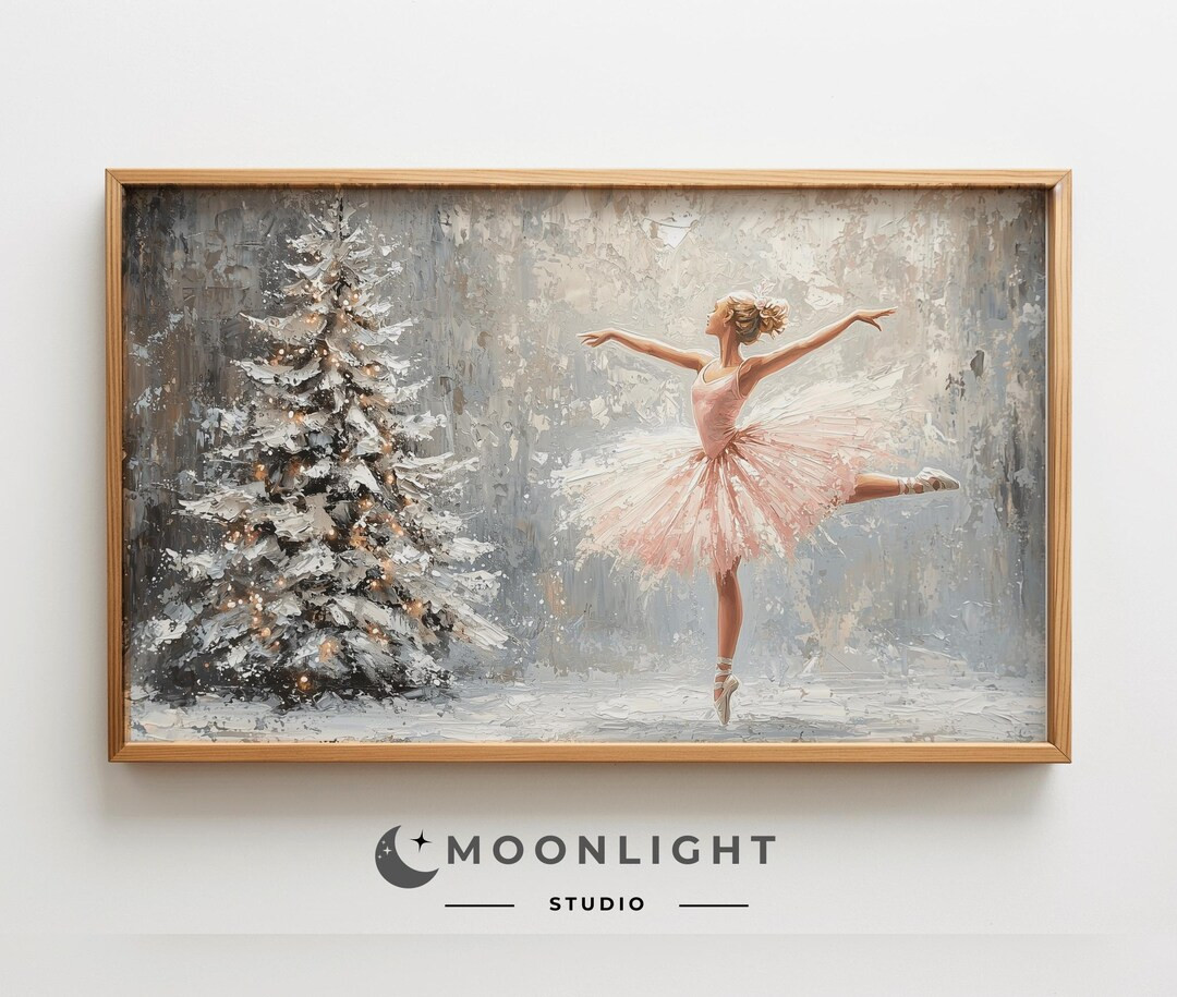 Vintage Nurcracker Frame Tv Art, Nutcracker Ballerina Art, Nutcracker Painting, Christmas Frame T... | Etsy (US)